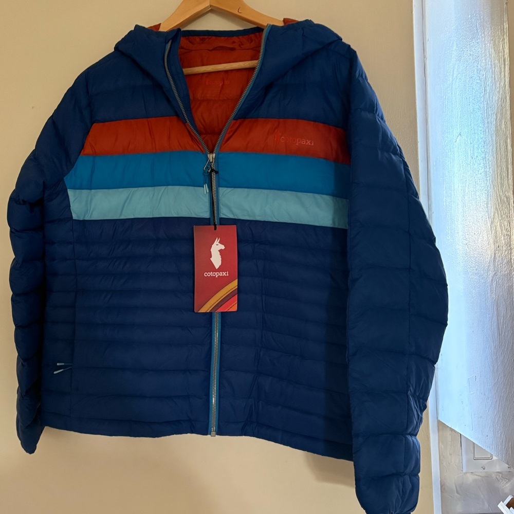 NWT Cotopaxi Fuego Down Hooded Jacket WOMENS L
